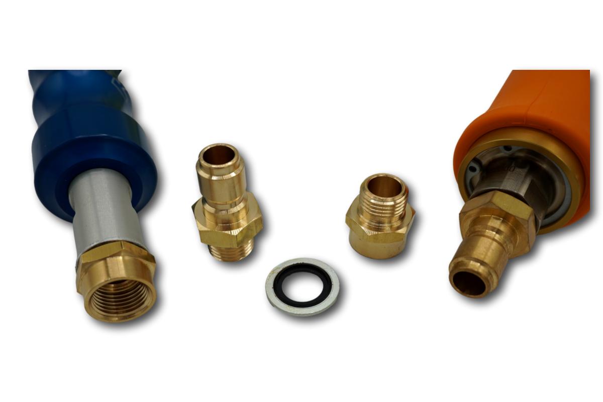 Krontec and Saubli lances with 3/8" Quick disconnect and NPT fittings