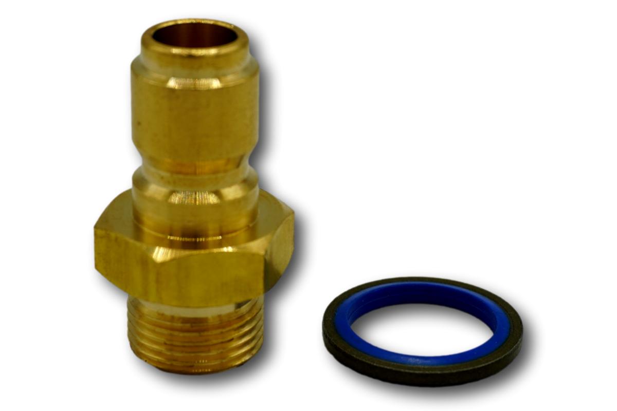 3/8" male quick disconnect fitting for a Staubli Lance